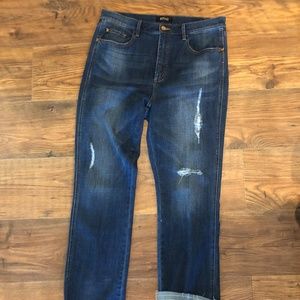 Ladies BUFFALO Brand Stretch High Rise DIY Croppable W31